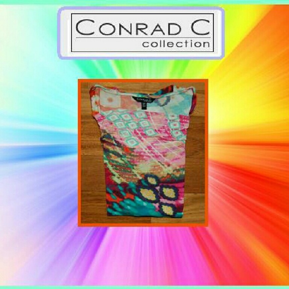 Conrad C Collection Multicolor Lightweight Top
