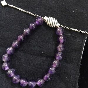 David Yurman bracelet with amethyst