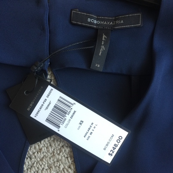 BCBG Navy Romper - Picture 4 of 4