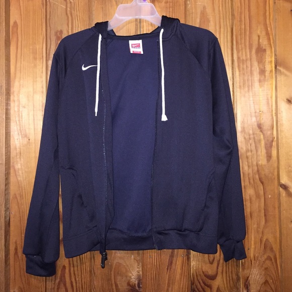 Nike Jackets & Blazers - Nike hooded athletic jacket-size s