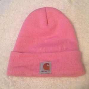 Carhartt pink beanie