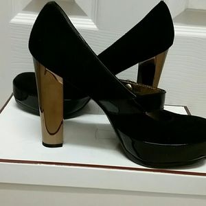 Coach Davine Patent Platform Heel - worn only ONCE