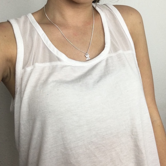 White Mesh Back Tank Top Cotton On
