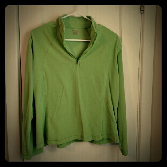 Columbia Lime Green Fleece
