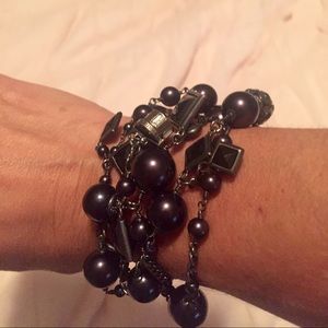 Henri Bendel black chaos bracelet