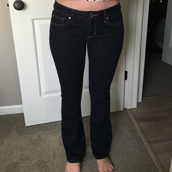 GAP dark wash bootleg jeans