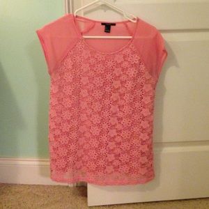 short sleeved floral top