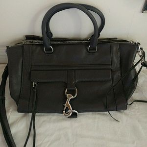 HOLD: Rebecca Minkoff Bowery grey satchel