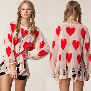 Wildfox All Over Love sweater