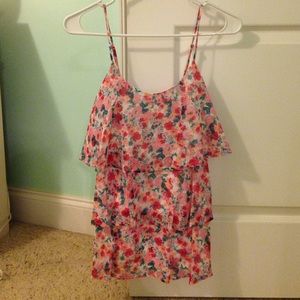 floral tank top