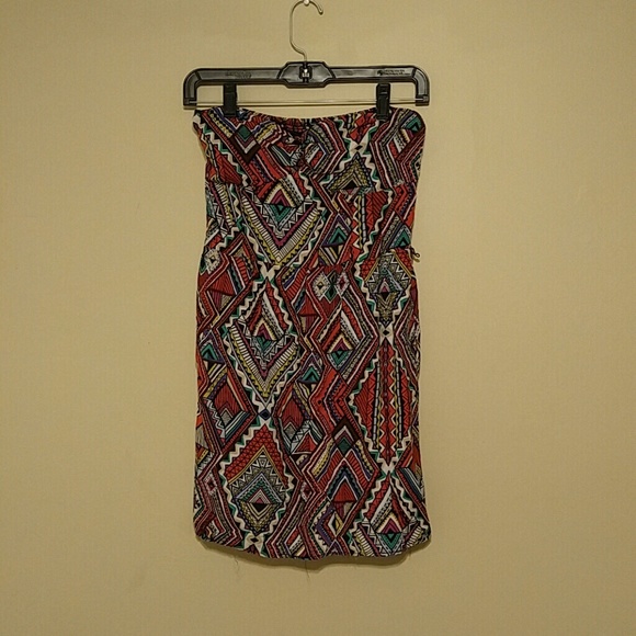 (ON SALE!!) Strapless Aztec Dress - Picture 1 of 3