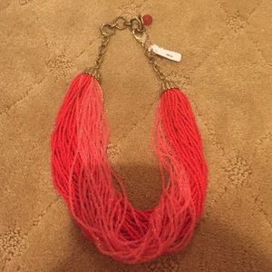 Pink statement necklace from Neimen Marcus