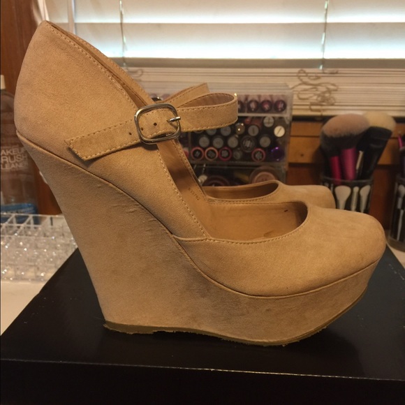 Charlotte Russe wedges! Worn once for pictures!
