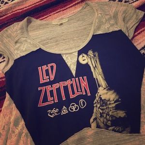 Handmade Lace Vintage Concert Tee