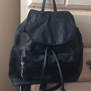 Vintage mesh backpack from express