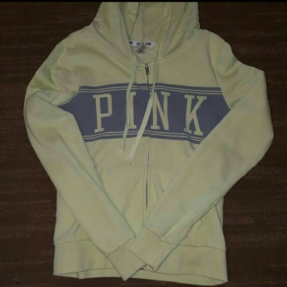 Neon green pink hoodie