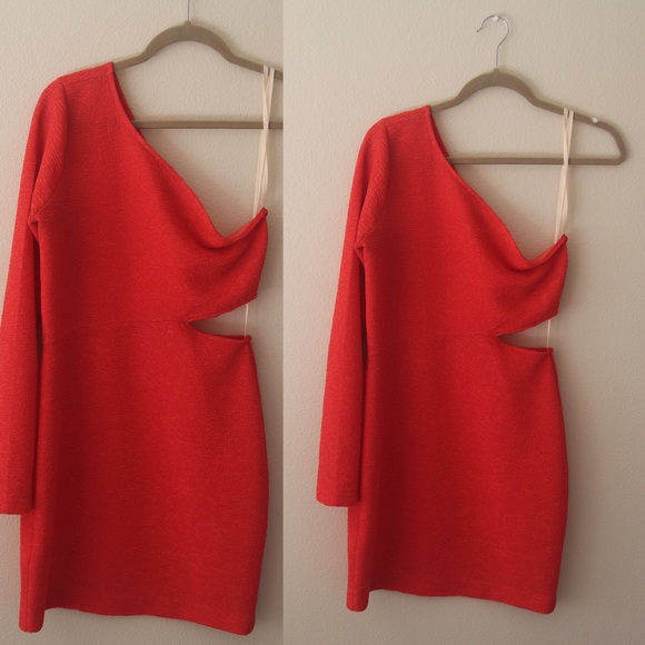 BCBGeneration One-Shoulder Dress