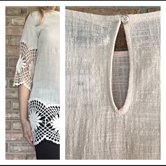 Lovely Cream Crochet Tunic 🌻🌾🌻🌾 - Picture 3 of 3