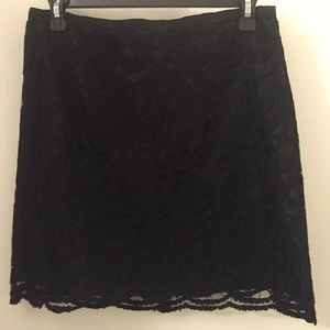 NWT Black lace skirt sz 2