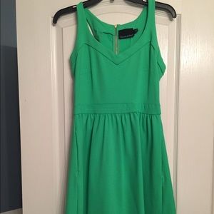 Cynthia Rowley Green Spring Dress w/ Pockets