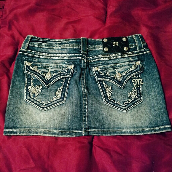 Miss Me jean skirt