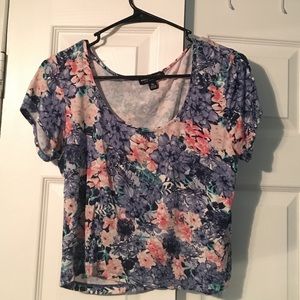 Floral crop top