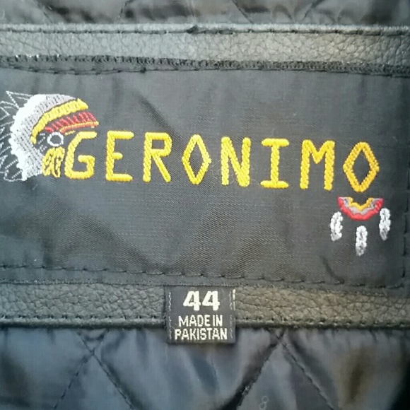 SALE!! Geronimo Motorcycle leather jacket - Picture 3 of 6