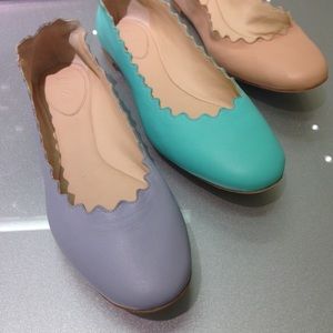 CHLOE scalloped flats