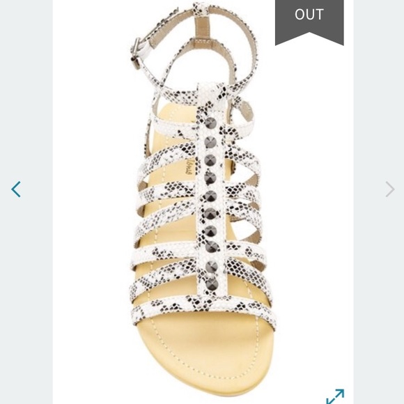 NWT- Michael Antonio Snake Print Gladiator Sandal - Picture 2 of 6