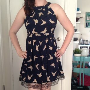 Modcloth Dreamy Blue Dress