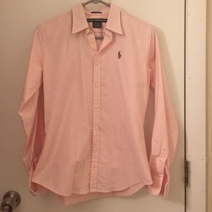 Ralph Lauren sz 4 pink button down Oxford