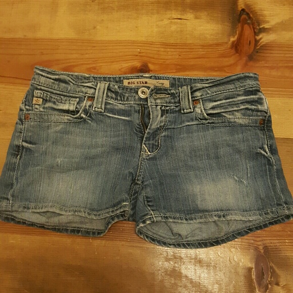 Blue jean shorts