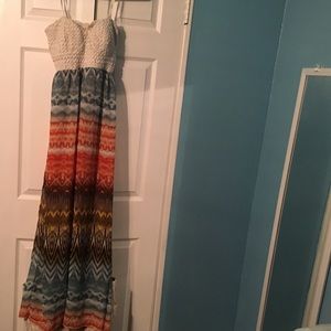 Colorful maxi dress