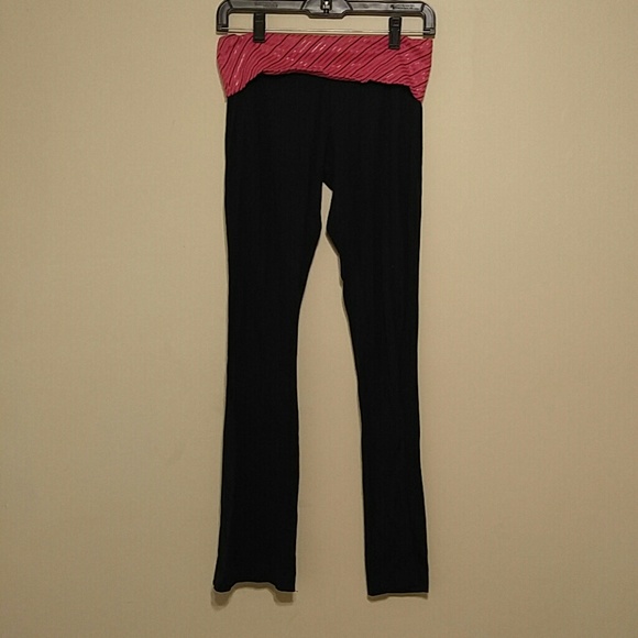 (ON SALE!!) Black and Pink Yoga Pants