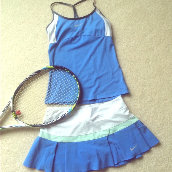 Nike tennis tank and matching skirt.🎾