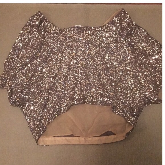 Vince Sequin crop top