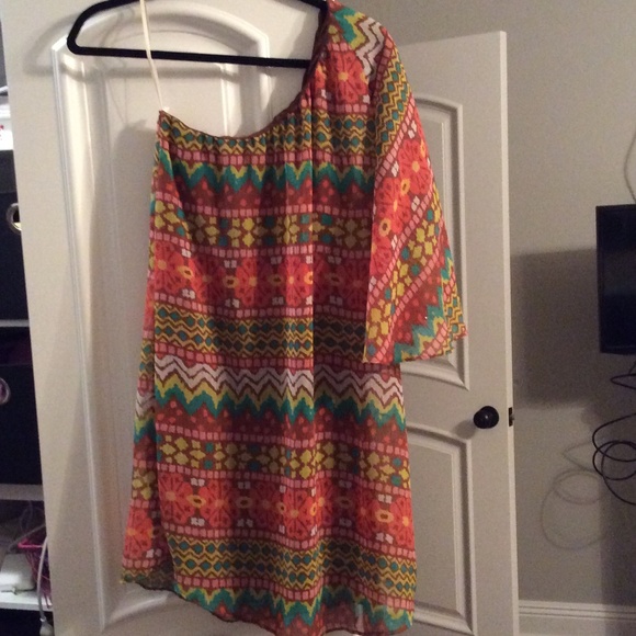 Judith March one shoulder dress