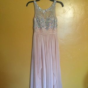Champagne prom dress