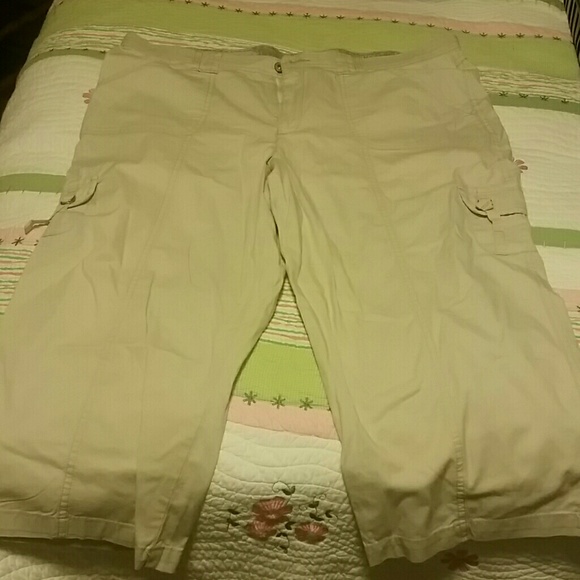 Khaki cargo pants
