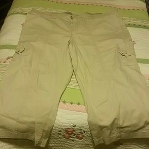 Khaki cargo pants