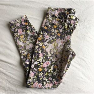 madewell floral jeans