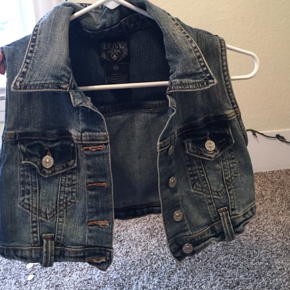 Mini Jean vest❤️