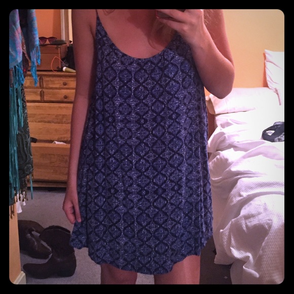 Printed tank top dress