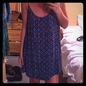 Printed tank top dress