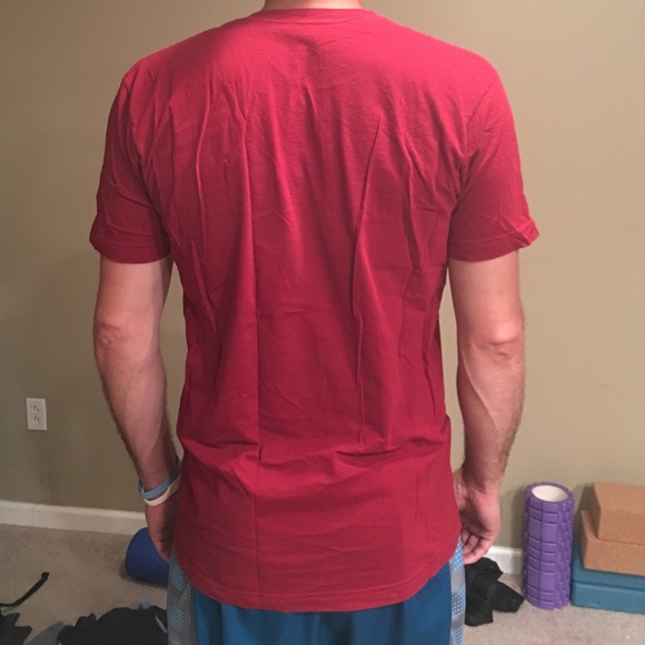 Red printed T-shirt - Picture 2 of 2