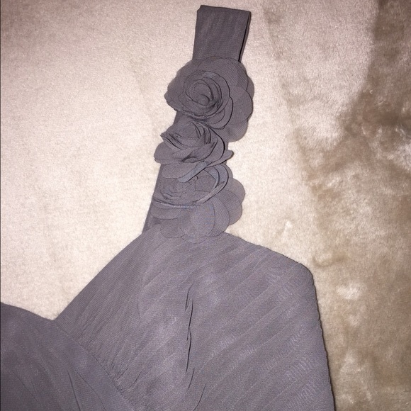 Negotiable price 🎉Alfred Angelo Charcoal Dress - Picture 3 of 4