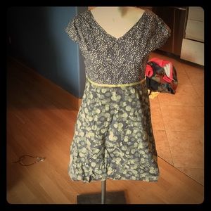 Boda field of forest flowers dress sm/m modcloth