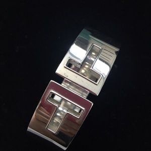 Tiffany sterling silver cutout cuff