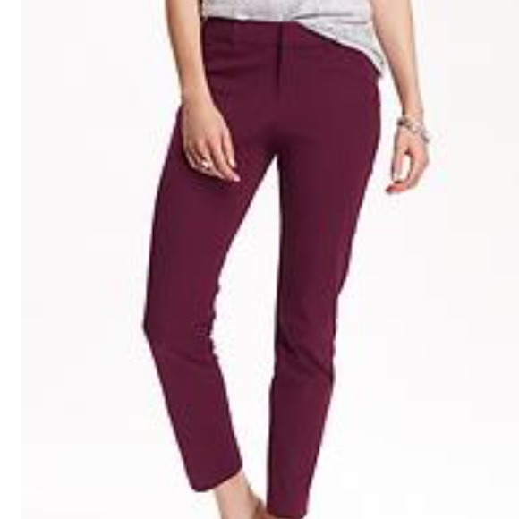 Old Navy Pants - Old Navy Pixie Pants - Wine