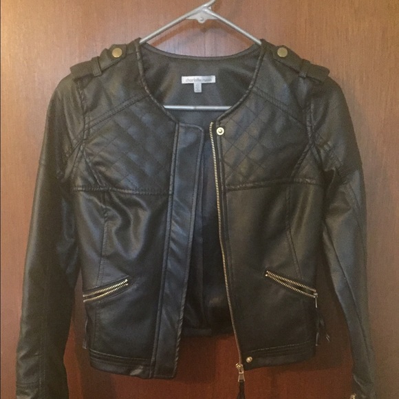 Charlotte Russe Vegan Leather Jacket